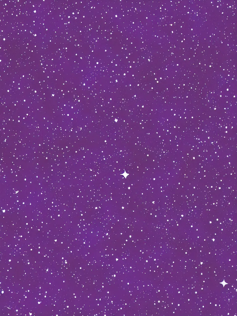 Image similar to purple holographic hill with stars in the sky