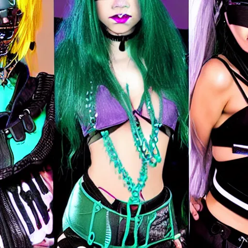 Image similar to cybergoth