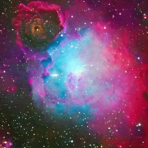 Image similar to rose nebula