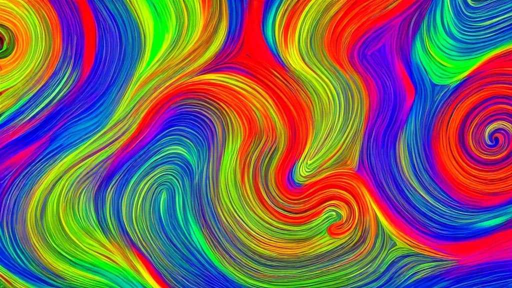 Image similar to abstract swirling organic whorls of colour