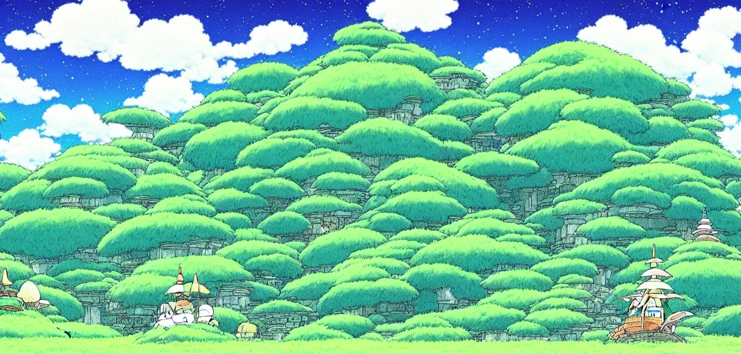 Image similar to exquisite studio ghibli landscape