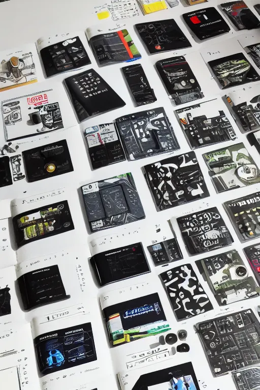 Prompt: Custom plug & play hardware catalog Zine