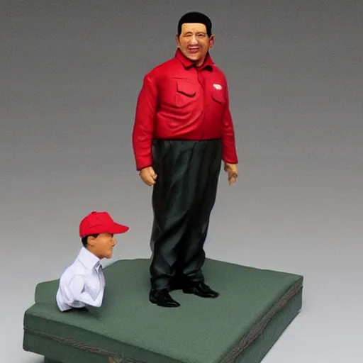 Prompt: Hugo Chávez as an action figure