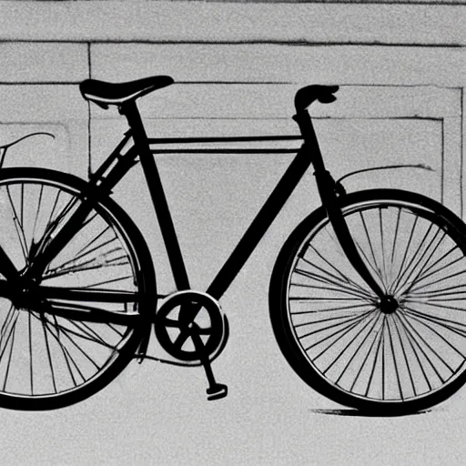 Prompt: a bicycle