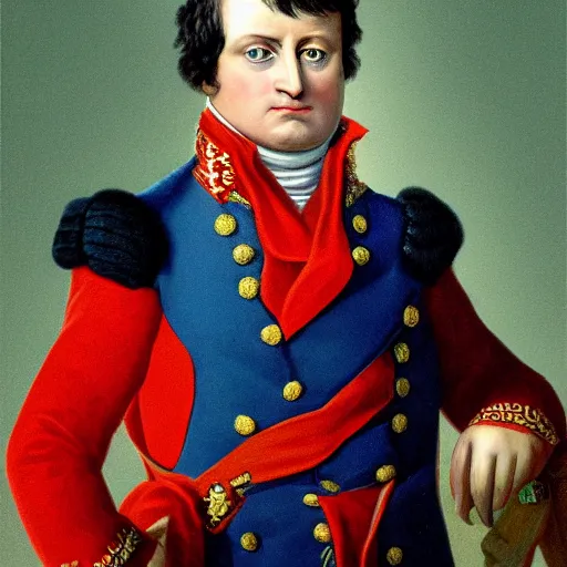 Image similar to Napoleon Bonaparte in 2020, politician, press photography, photorealistic