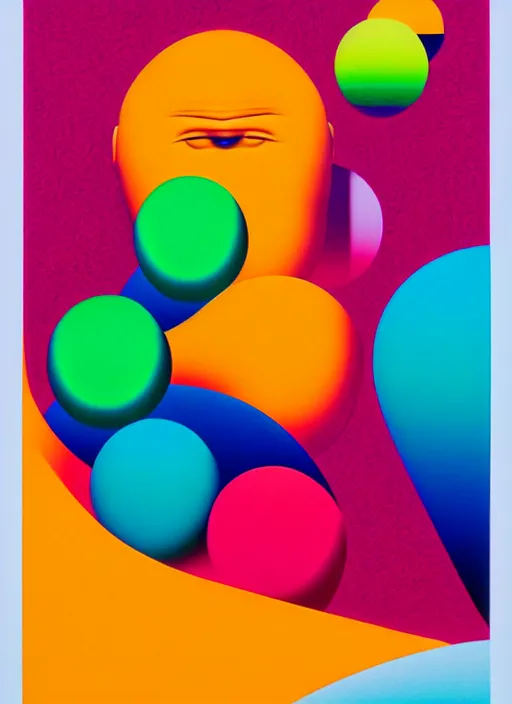 Image similar to abstract shapes by shusei nagaoka, kaws, david rudnick, airbrush on canvas, pastell colours, cell shaded, 8 k