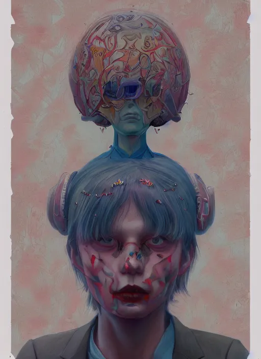 Prompt: portrait :: by Martine Johanna and Simon Stålenhag and Chie Yoshii and wlop and Guillermo del toro :: ornate, dynamic, particulate, rich colors, elegant, centered, artstation, smooth, sharp focus, octane render, 3d