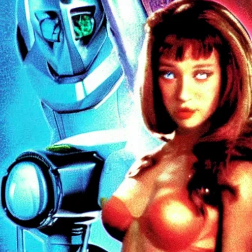 Prompt: a still of the movie weird science, 2 0 0 2 metroid prime visuals aesthetic