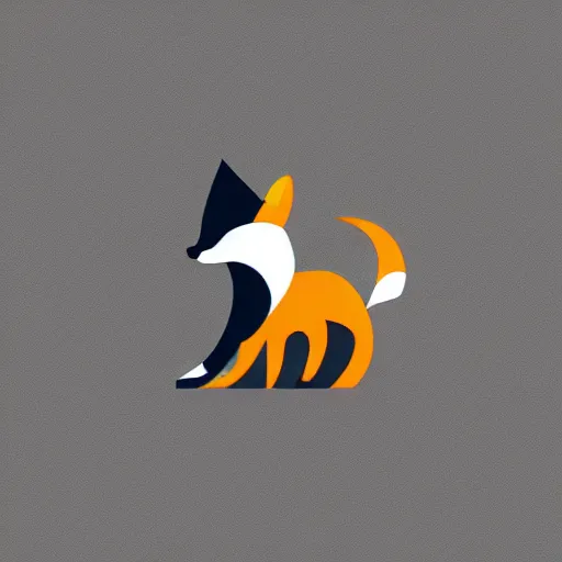 Image similar to professional logo of a fox, high quality, HD, minimalist, 8K, famous