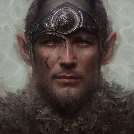 Prompt: the eldritch god as a realistic fantasy d & d character, close - up portrait art by donato giancola and greg rutkowski, realistic, digital art, trending on artstation