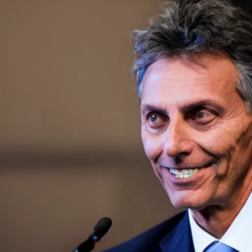 Image similar to Mauricio Macri as the devil