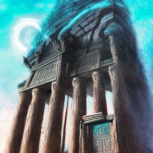 Image similar to the temple of eternity by killian eng