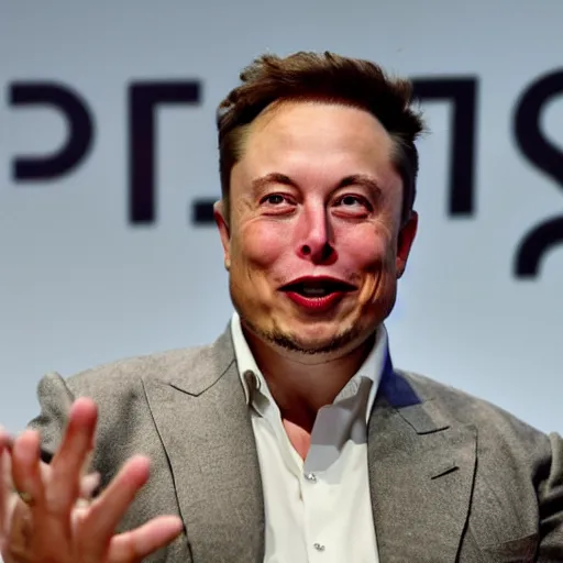 Prompt: elon musk as an elongated muskrat