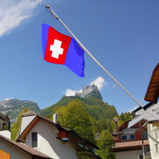 Image similar to the new official flag for Switzerland