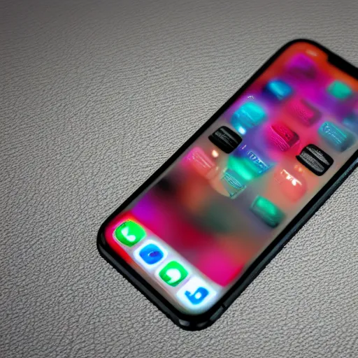 Prompt: hyper realistic image of iphone 2 0