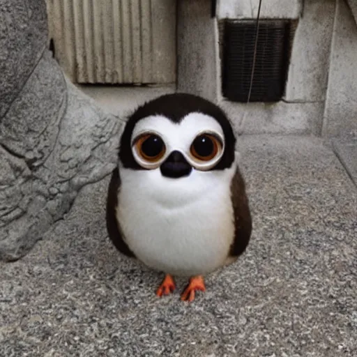 Image similar to photo of a porg minion