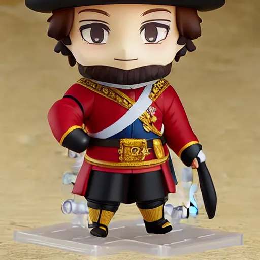 Prompt: nendoroid of king henry viii