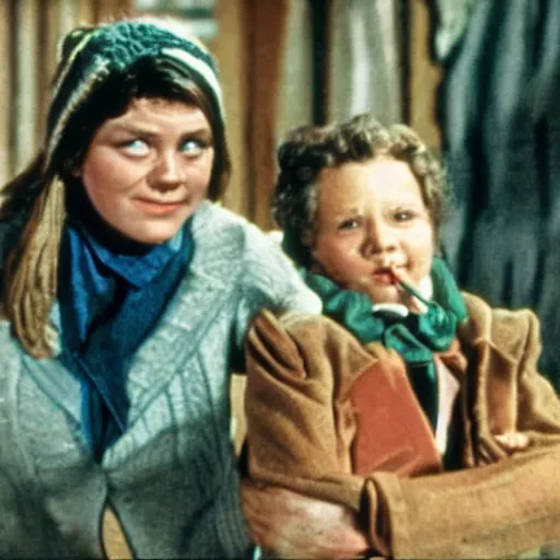 Image similar to still from the movie Darby O’Gill and the Little People