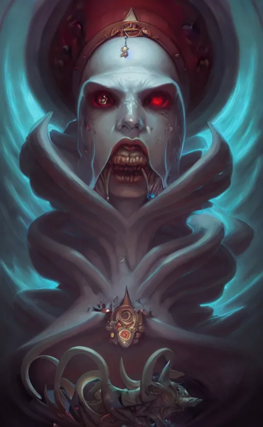 Prompt: portrait of the necromancer by peter mohrbacher, hyper detailed, lineart