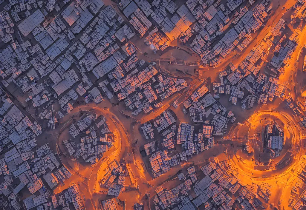 Prompt: accidentally wes anderson award - winning photograph of a norilsk russian lunar orbit city street, art by greg rutkowsky, trending on artstation, cinematic lighting, filmic grain, golden hour, detailed, 4 k