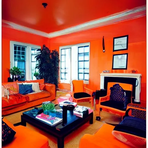 Image similar to “ orange crush flooding the house through the ceiling ”