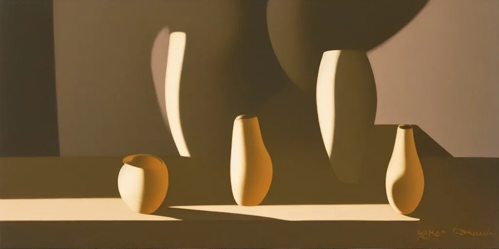 Image similar to the vase, summer evening, kenton nelson