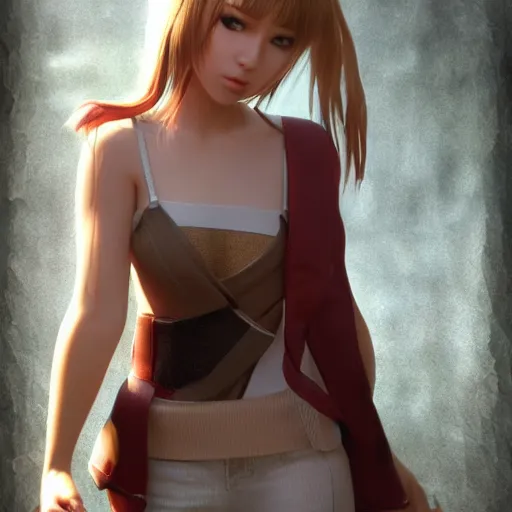 Prompt: a beautiful portrait of a character in a scenic environment, Pixiv 3DCG, Daz Studio