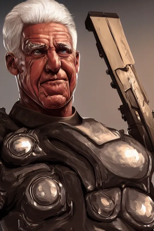 Image similar to Judge dread Frank Drebin, muscle extremely detailed, full face, mouth, trending on artstation, pixiv, cgsociety, hyperdetailed Unreal Engine 4k 8k ultra HD, WLOP