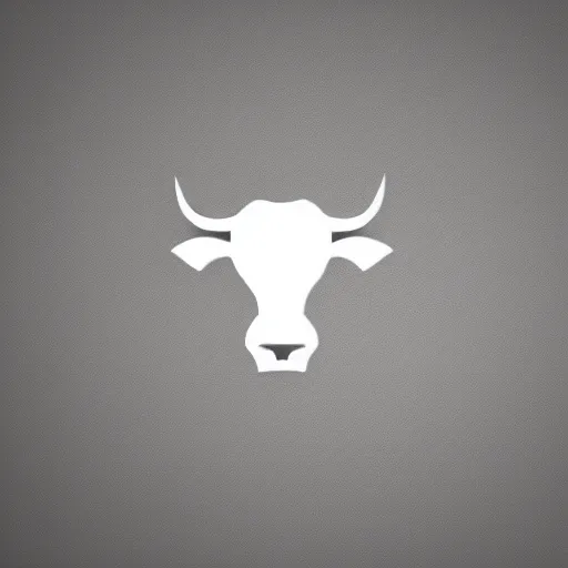 Prompt: bull, modern minimalist logo of a bull company, modern, simple, high quality, high - end