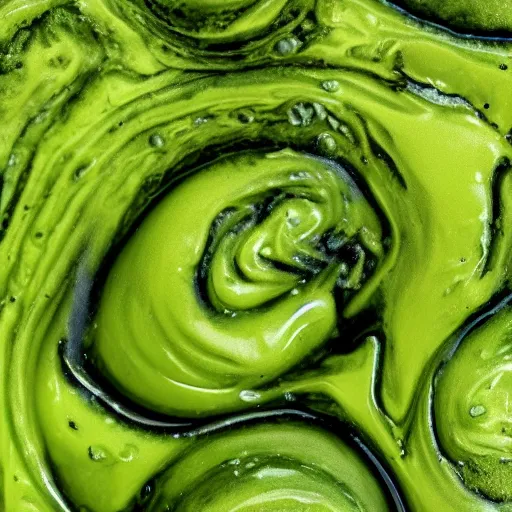 Image similar to close up high resolution photo of slime, very tasty, food photography, instagram, trending