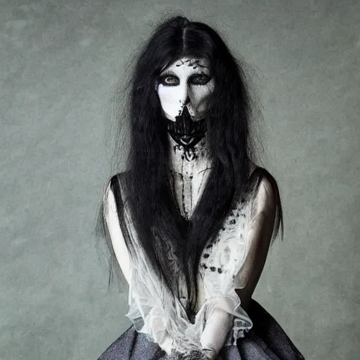 Prompt: goth pale, verisimilitude