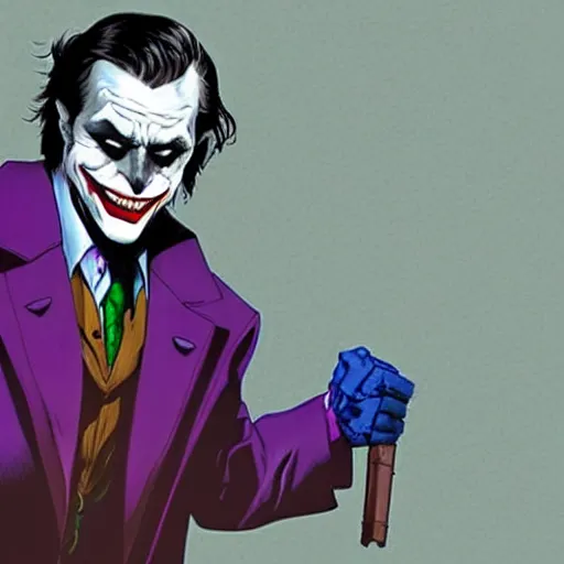 Image similar to batman as the joker