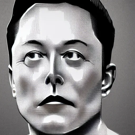 Prompt: meat statue of elon musk, 4k intricate details, photorealistic