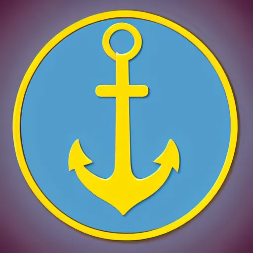 Image similar to vector symbol of an anchor