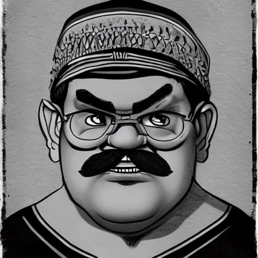 Image similar to a portrait of Wario,extremely detailed multiple unique different art styles.