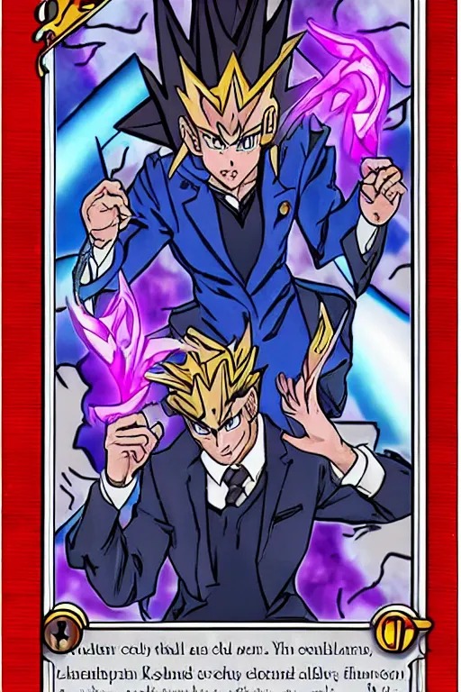 Image similar to jordan peterson as a yugioh card