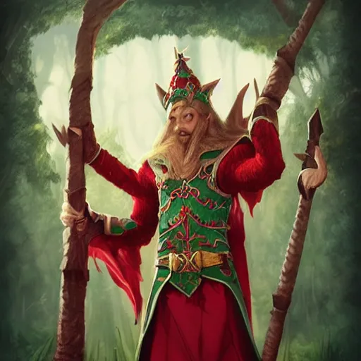Image similar to elf king, trending in artstation