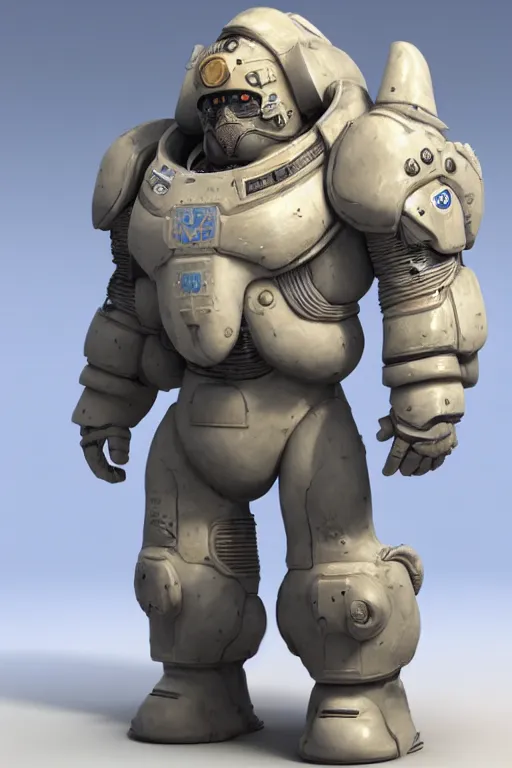 Image similar to portrait of boris johnson in starcraft terran marine power armor, concept art by wayne reynolds, high quality 3 d render hyperrealist very cute muted color fluffy! highly detailed, vray smooth, soft indoor light, low angle, uhd 8 k, sharp focus