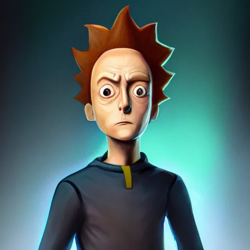 Prompt: morty from rick and morty as a human, highly detailed portrait, digital painting, artstation, concept art, smooth, sharp foccus ilustration, artstation hq