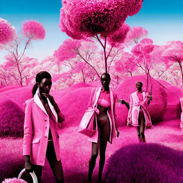 Image similar to fragrance advertising campaign by richard mosse