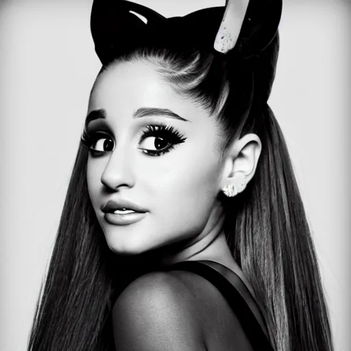 Prompt: portait of ariana grande, by dr seuss