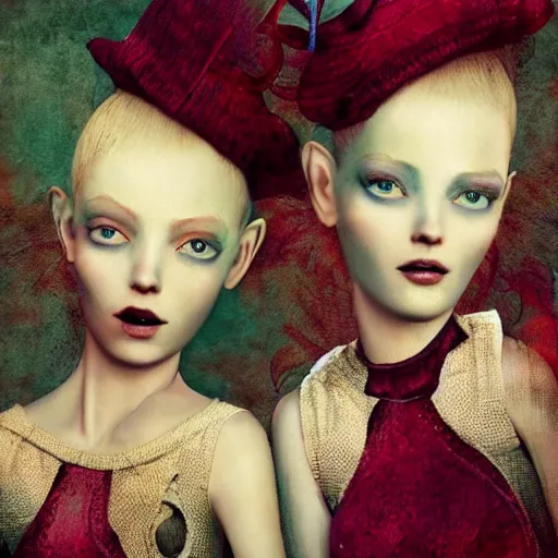 Prompt: girls by ray caesar