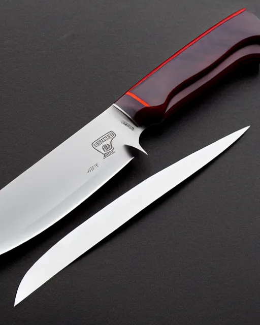 Prompt: A product photo of a knife, highly detailed