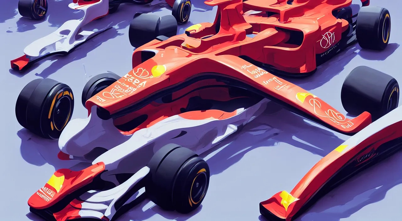 Image similar to formula 1 car 2022 regulations, in marble incrusted of legends official fanart behance hd by Jesper Ejsing, by RHADS, Makoto Shinkai and Lois van baarle, ilya kuvshinov, rossdraws global illumination