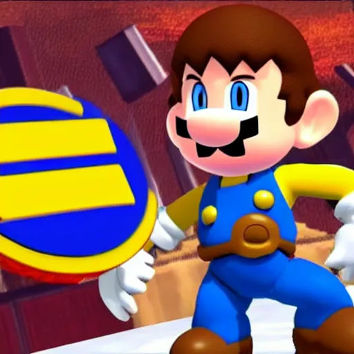 Image similar to geno from super mario rpg in super smash bros ultimate