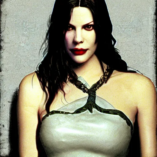 Image similar to liv tyler, vampire the masquerade bloodlines, troika games, vtmb, vtm