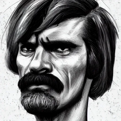 Prompt: An illustration of Dr Disrespect in the style of MeatCanyon, Face Portrait, hyper detailed, deviantart,