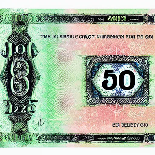 Image similar to concept design £ 5 0 note for the year 2 0 3 3