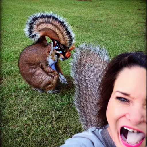 Prompt: my wife is nuttier than squirrel poo