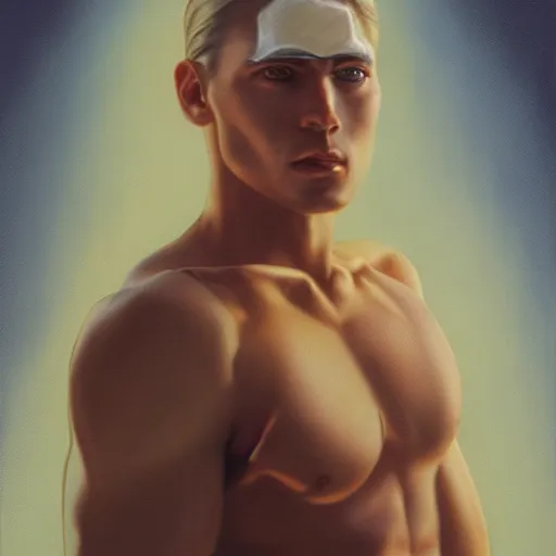 Prompt: erwin smith, oil painting, octane render, 8 0 s camera, portrait